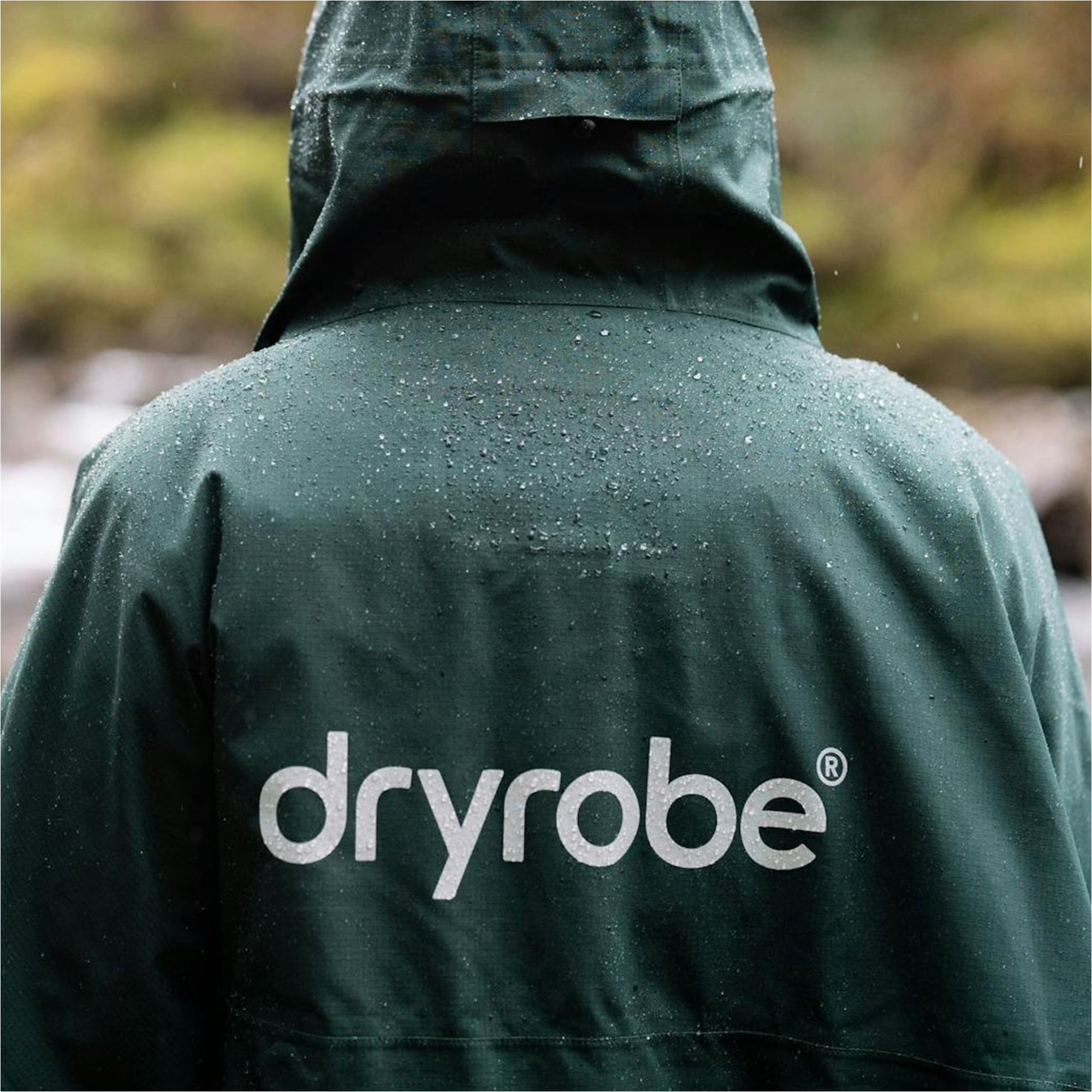 2026 Robe De Change Imperméable « Dryrobe » / Poncho DRWCRP - Dark Green